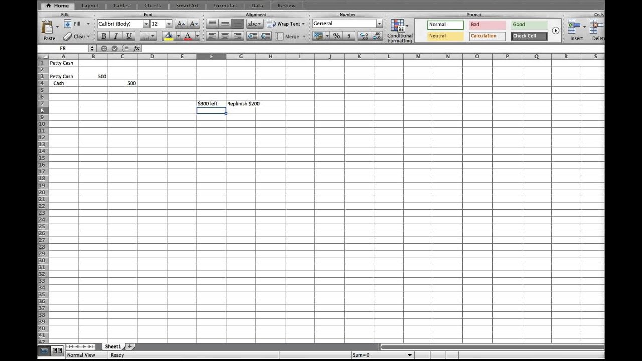 <strong>Cash Reconciliation Template Excel</strong> – Spreadsheet Collections Cash reconciliation template excel