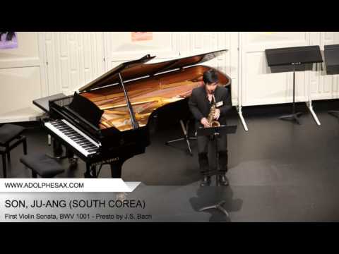Dinant 2014 SON Ju ang First Violin Sonata, BWV 1001 Presto by J S Bach