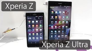 Xperia Z vs Xperia Z Ultra：response compare レスポンス比較