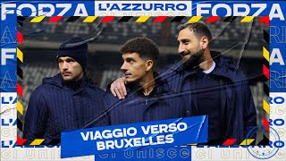 Il viaggio degli Azzurri verso Bruxelles | Belgio-Italia