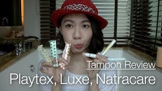 【女生貼身專題】Review : 3款衛生棉條 Playtex, Luxe & Natracare | 高比 Gobby