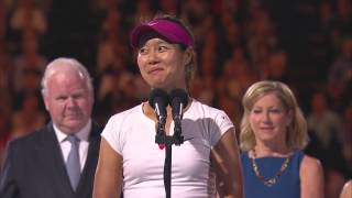 Li Na's brilliant winner's speech - 2014 Australian Open