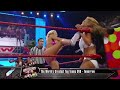 (Barefoot match) WWE RAW: Swimsuit Tag Team Battle Royale, Maryse French Kisses Mickie James