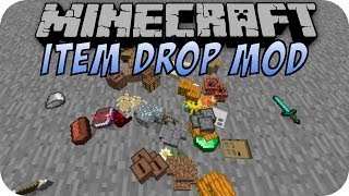 Minecraft ITEM DROP PHYSICS MOD