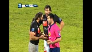 Coup de poing Chabal Sua Agen / Lou Lyon RALENTI