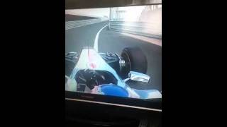 Jenson button tire falling off