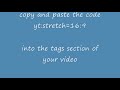 Stretch 4:3 videos into 16:9 - Code yt:stretch=16:9