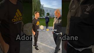 Adonias meets Zizou 🤩?