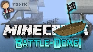 Minecraft: BATTLE-DOME w/Mitch & Friends Part 1 - BOAT WARS!