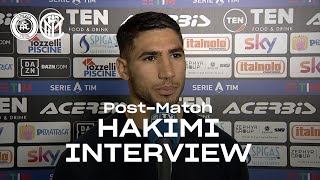 SPEZIA 1-1 INTER | ACHRAF HAKIMI EXCLUSIVE INTERVIEW [SUB ENG] 🎤⚫🔵??