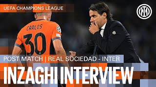 REAL SOCIEDAD 1-1 INTER | SIMONE INZAGHI INTERVIEW 🎙️⚫🔵??