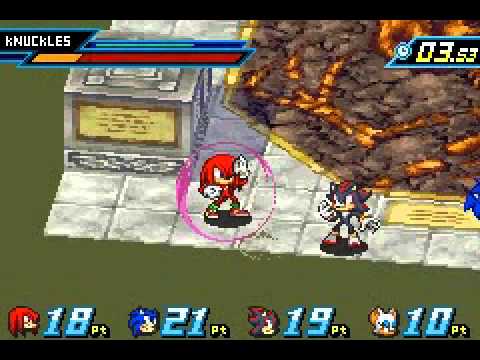 Sonic Battle GBA Multiplayer(4 players) another one