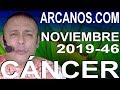 Video Horscopo Semanal CNCER  del 10 al 16 Noviembre 2019 (Semana 2019-46) (Lectura del Tarot)