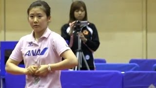 福原愛 × 福岡春菜 JTTLファイナル4TableTennis2011-1210