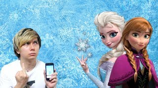 アナと雪の女王公式(?)アプリで遊んでみた Weird Frozen App