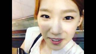 [Video] 130726 SNSD Taeyeon Instagram Update at the Airport