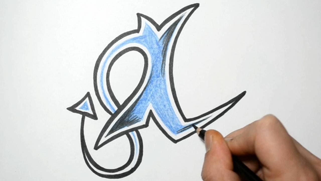 How to Draw Letters in Graffiti Writing I YouTube