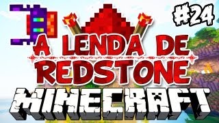 Vulcão em Erupção!!! - A Lenda de Redstone: Minecraft #24