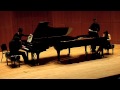 Sunny Qu and Chihiro Homma performing Rachmaninov Suite No 2, Op 17, 1st mvmt Introduction
