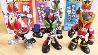 電王だけデカイ！ディケイド・クウガ・電王 食玩 THE仮面ライダーズ 全5種 〜天下への道編〜【後編】 レビュー！仮面ライダー鎧武(ガイム)  カチドキ 1号