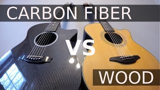 Carbon Fiber vs Wood - Guitar Tone Comparison