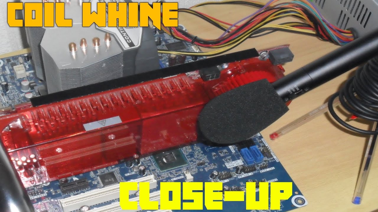 GPU COIL WHINE Close Up Audio Extreme GTX 480 YouTube
