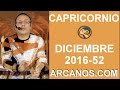 Video Horscopo Semanal CAPRICORNIO  del 18 al 24 Diciembre 2016 (Semana 2016-52) (Lectura del Tarot)