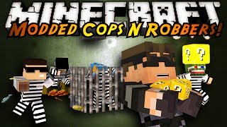 Minecraft Mini-Game : MODDED COPS N ROBBERS! LUCKY BLOCKS!