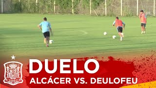 Duelo de lanzadores entre Alcácer y Deulofeu