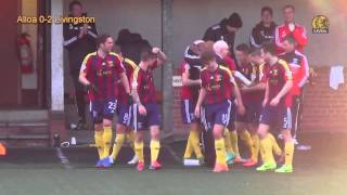 Alloa 0-3 Livi - Sat 15th Feb '14 - Jimmy Scott scores from 40 yards