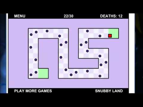 The Worlds Hardest Game- Level 1-30 Walkthrough - YouTube