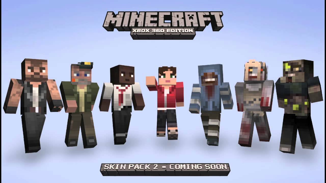 Minecraft Xbox 360: Skin Pack 2 Release Date | August 24th - YouTube