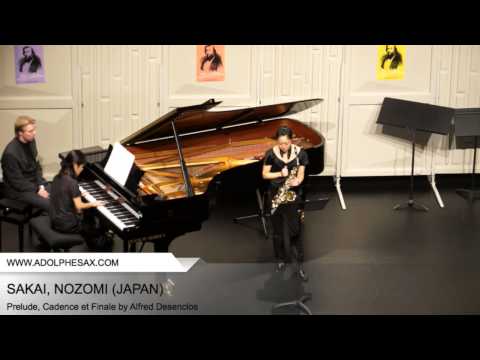 Dinant 2014 - SAKAI Nozomi (Prelude, Cadence et Finale by Alfred Desenclos)