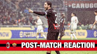 Coach Pioli and Calabria post-match reaction | AC Milan V Roma