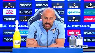 Pepe Reina in conferenza stampa: "Lazio-Salernitana è una finale per noi"