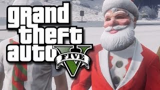 GTA 5 Christmas! (Snow in Los Santos!)