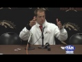 WMU Head Football Coach PJ Fleck after 27-22 loss to CMU