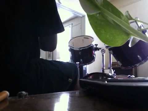 Hình ảnh trong video Rihanna your skin, on the drum set