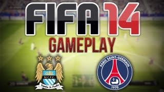 FIFA 14 EXCLUSIVE GAMEPLAY - Man City v PSG - 1st Half