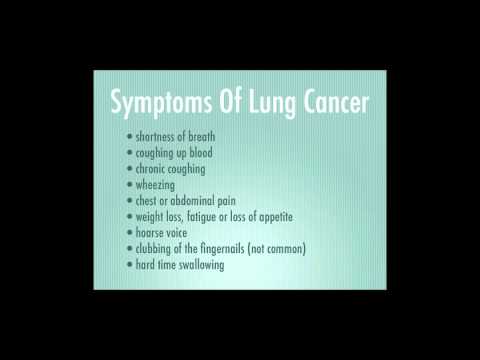 Stage 4 Lung Cancer Symptoms