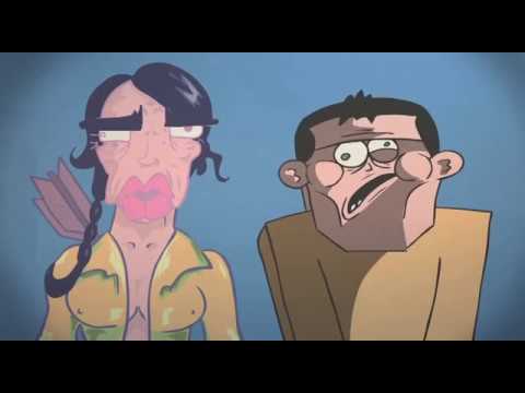 The Hunger Games In A Nutshell (Hunger Games Cartoon Parody) - YouTube