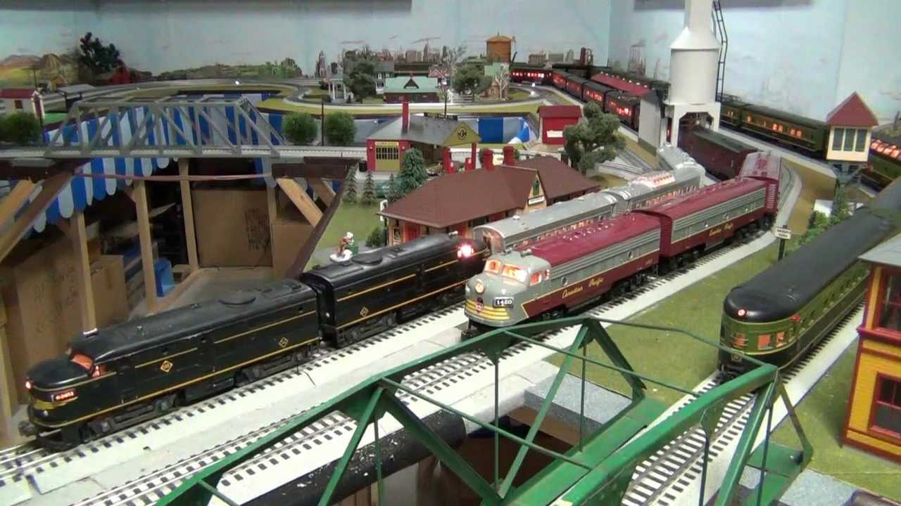 Lionel and MTH Passenger Trains from the 1950's - YouTube