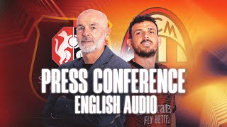 Stade Rennais v AC Milan | Pioli and Florenzi | Press conference | LIVE in English