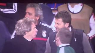 Tim Sherwood and Jorge Jesus In Touchline Bust Up!