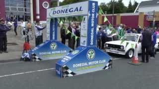 The start line Friday 21th June Donegal Rally