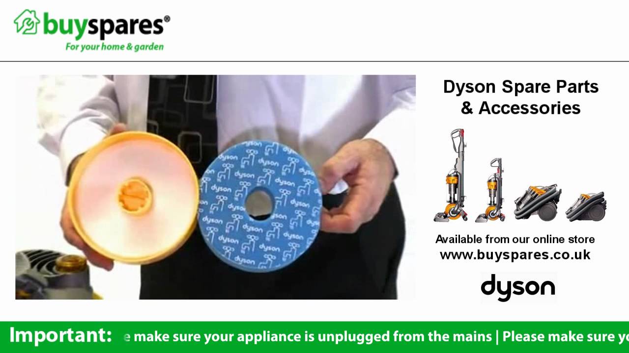 How to change the filters in a Dyson dc08 vacuum cleaner YouTube