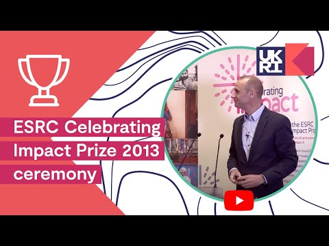 ESRC Celebrating Impact 2013 ceremony