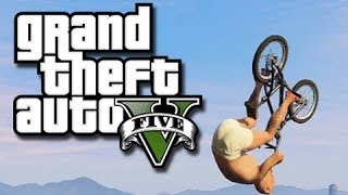 GTA 5 Funny Moments and Glitches!  (Helicopters Under the Map and Bike Launch Glitches)