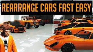 GTA 5 Rearrange Cars in Garage - GTA 5 Move cars In Garage