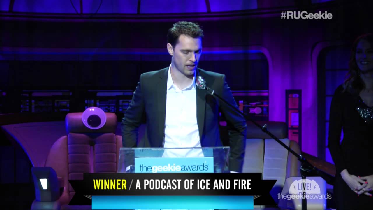 The Geekie Awards 2013: APOIAF Wins 'Best Podcast' with Ralph Garman, Ashley Esqueda